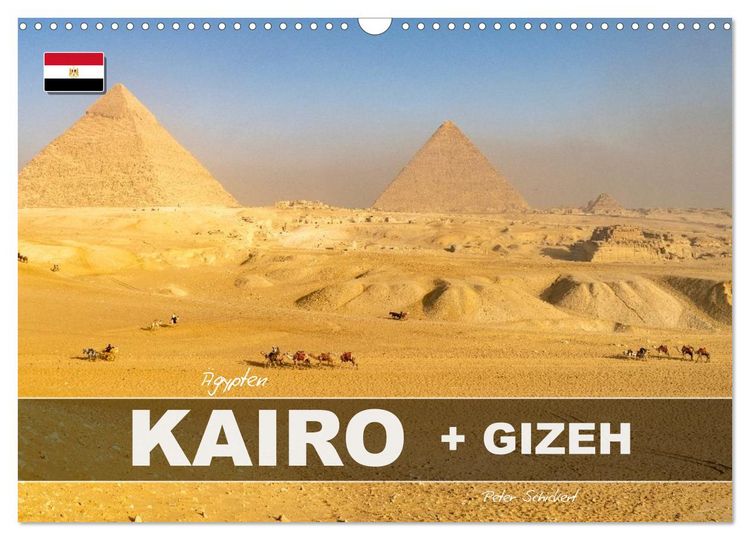 Produktbild: &Auml;gypten - Kairo + Gizeh (Wandkalender 2027 DIN A3 quer), CALVENDO Monatskalender