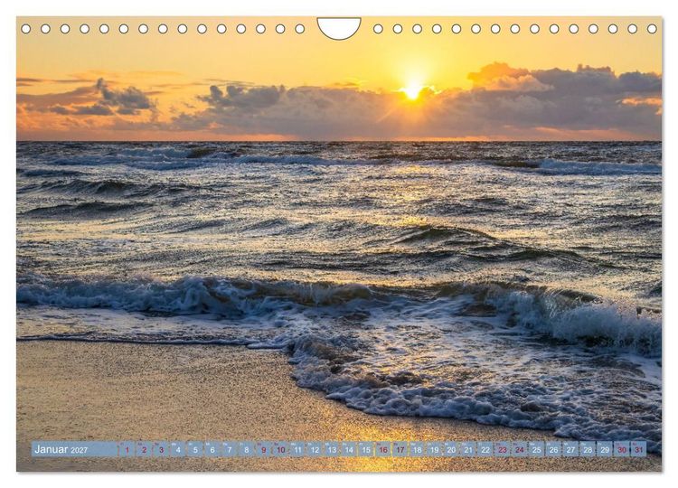 Produktbild: Stimmungsvolle K&uuml;stenmomente (Wandkalender 2027 DIN A4 quer), CALVENDO Monatskalender
