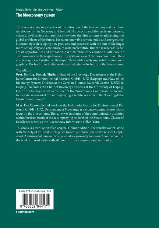 Produktbild: The bioeconomy system