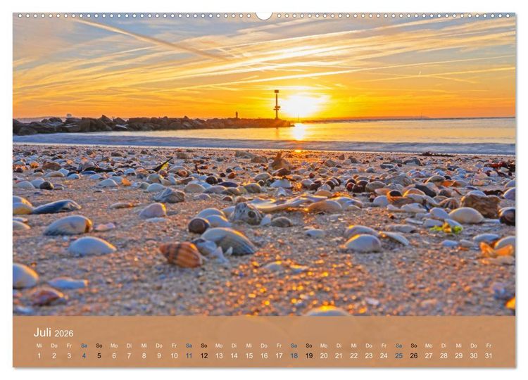 Produktbild: Die Bretagne - Sonne und das Meer (Wandkalender 2026 DIN A2 quer), CALVENDO Monatskalender