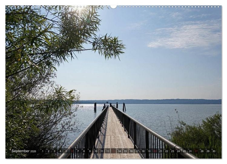 Produktbild: Seest&auml;rke - Der Ammersee (hochwertiger Premium Wandkalender 2026 DIN A2 quer), Kunstdruck in Hochglanz