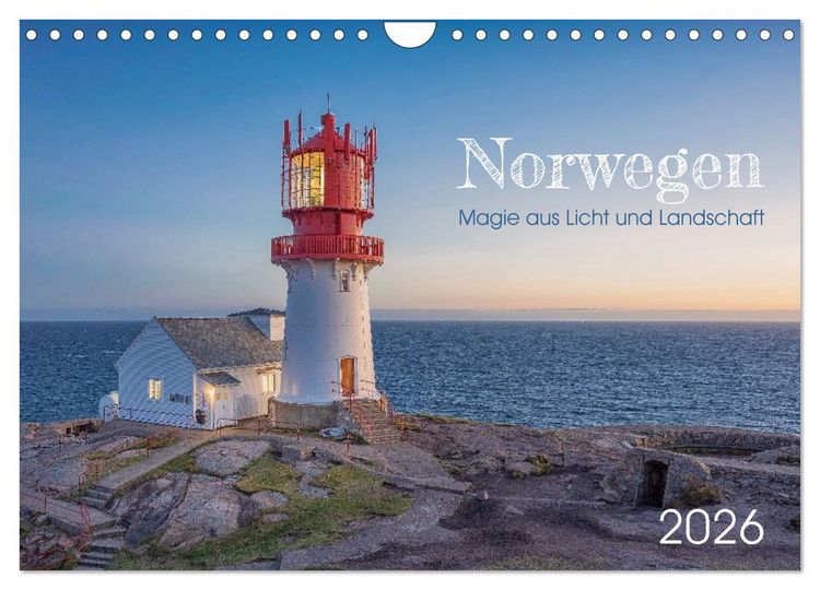 Produktbild: Norwegen - Magie aus Licht und Landschaft (Wandkalender 2026 DIN A4 quer), CALVENDO Monatskalender