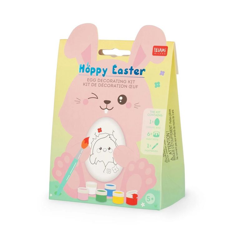 Produktbild: Legami Dekorationsset f&uuml;r Eier - Hoppy Easter - Hase