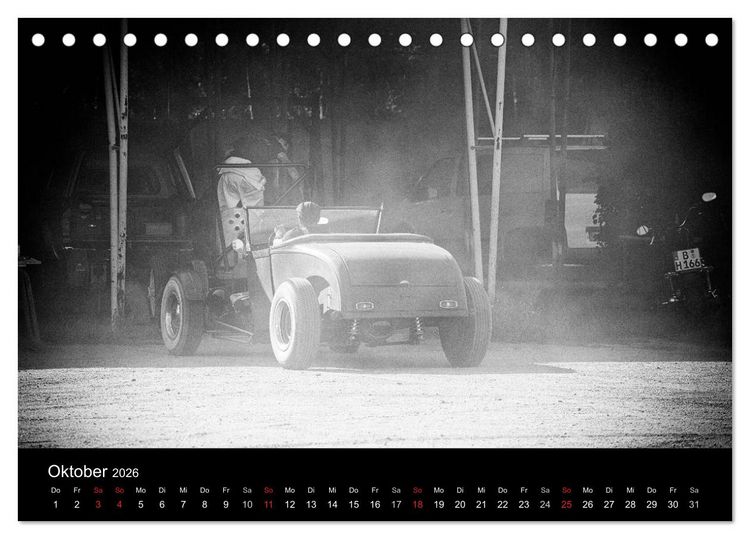 Produktbild: Hot Rods (Tischkalender 2026 DIN A5 quer), CALVENDO Monatskalender