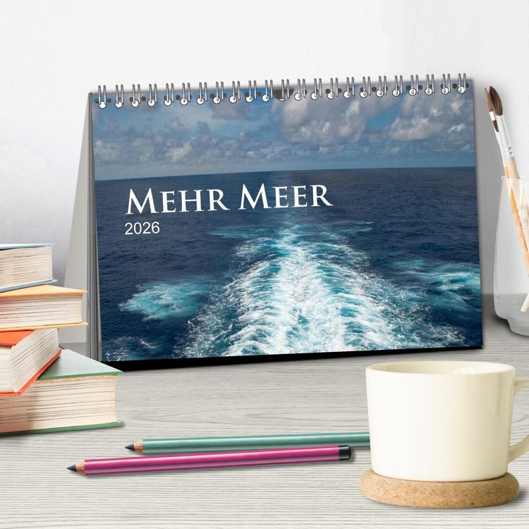Produktbild: Mehr Meer (Tischkalender 2026 DIN A5 quer), CALVENDO Monatskalender
