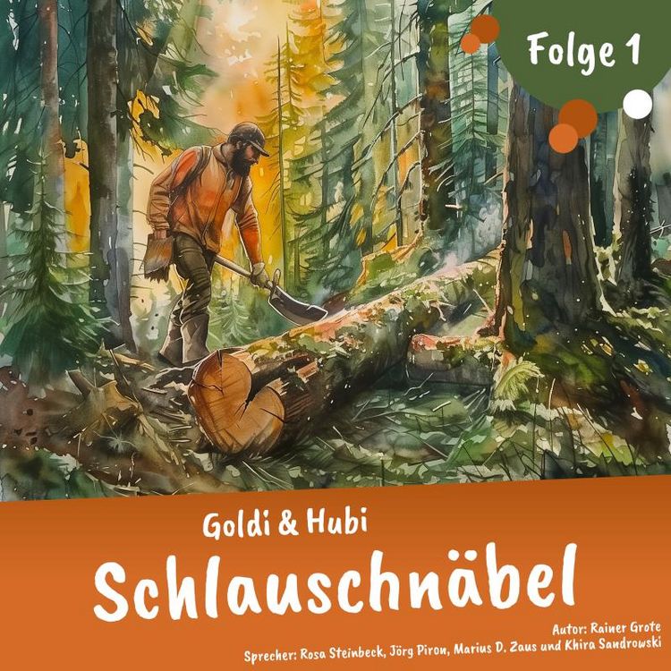 Produktbild: Einschlafgeschichten f&uuml;r Kinder ab 3 Jahren | Goldi & Hubi &ndash; Schlauschn&auml;bel (Staffel 2, Folge 1)