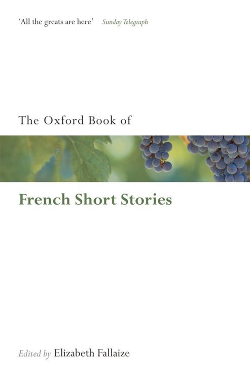 Produktbild: The Oxford Book of French Short Stories