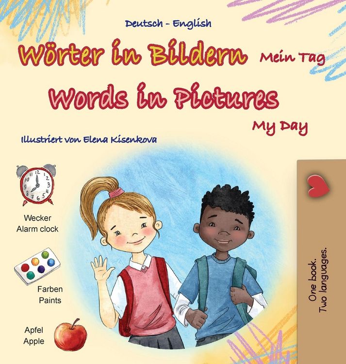Produktbild: Words in Pictures - My Day (German English Bilingual Children's Book)