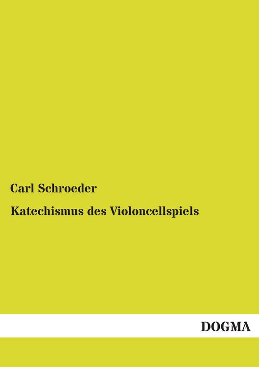 Produktbild: Katechismus des Violoncellspiels