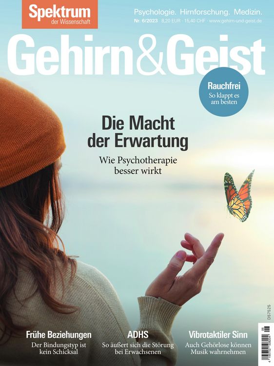 Produktbild: Gehirn&Geist 6/2023 Die Macht der Erwartung