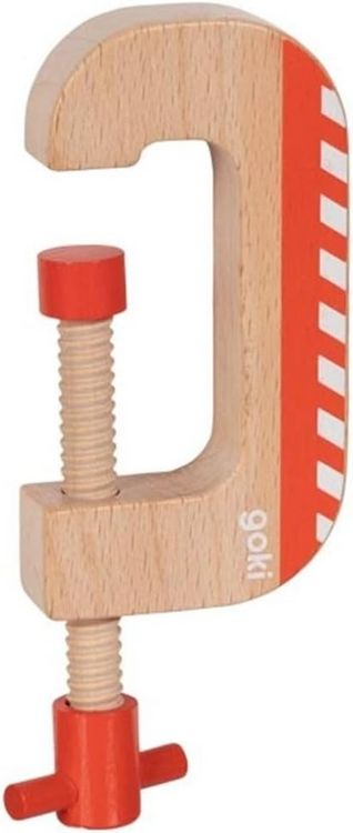 Produktbild: Goki 58401 - Schraubzwinge, Kinder-Werkzeug, 15 cm