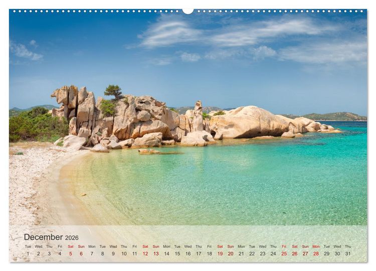 Produktbild: Wonderful Sardinia (Wall Calendar 2026 DIN A2 landscape), CALVENDO 12 Month Wall Calendar