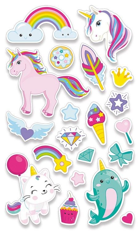 Produktbild: URSUS Filz-Sticker "Einhorn"