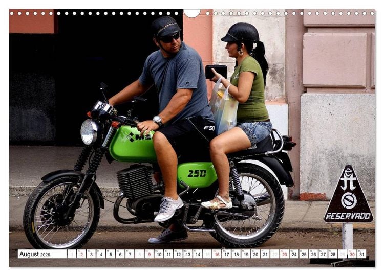 Produktbild: Mythos MZ - Ein DDR-Motorrad auf Kuba (Wandkalender 2026 DIN A3 quer), CALVENDO Monatskalender