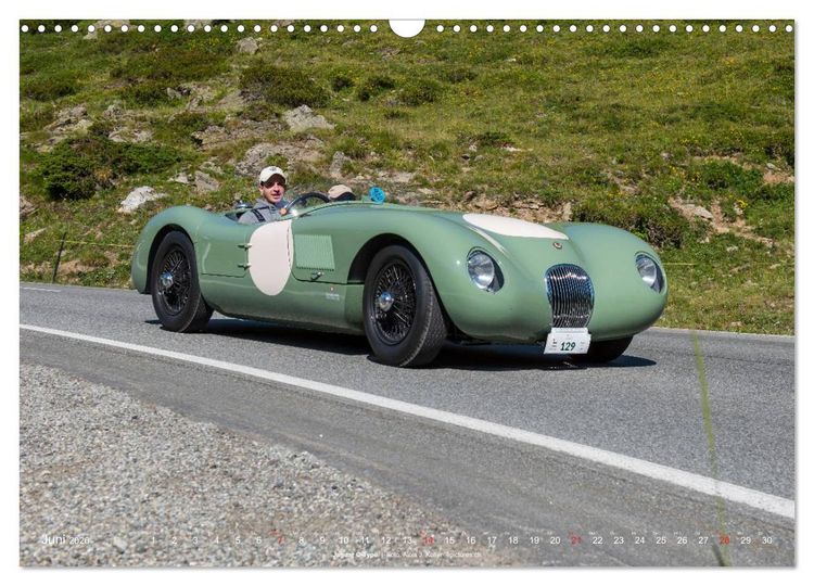 Produktbild: Classic Cars auf Passstrassen 2026 (Wandkalender 2026 DIN A3 quer), CALVENDO Monatskalender