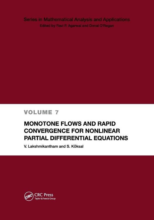 Produktbild: Monotone Flows and Rapid Convergence for Nonlinear Partial Differential Equations