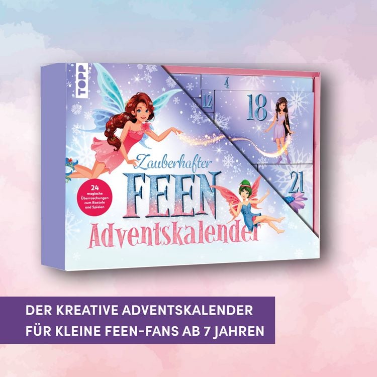 Produktbild: Zauberhafter Feen-Adventskalender. 24 Überraschungen für Feen-Fans