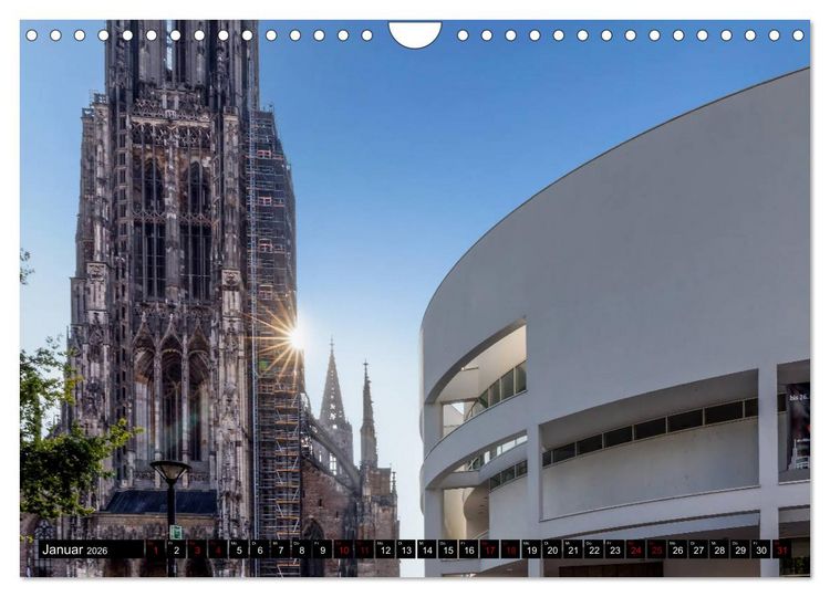 Produktbild: Ulm einfach liebenswert (Wandkalender 2026 DIN A4 quer), CALVENDO Monatskalender