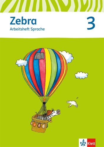 Produktbild: Zebra. Neubearbeitung. Arbeitsheft Sprache 3. Schuljahr