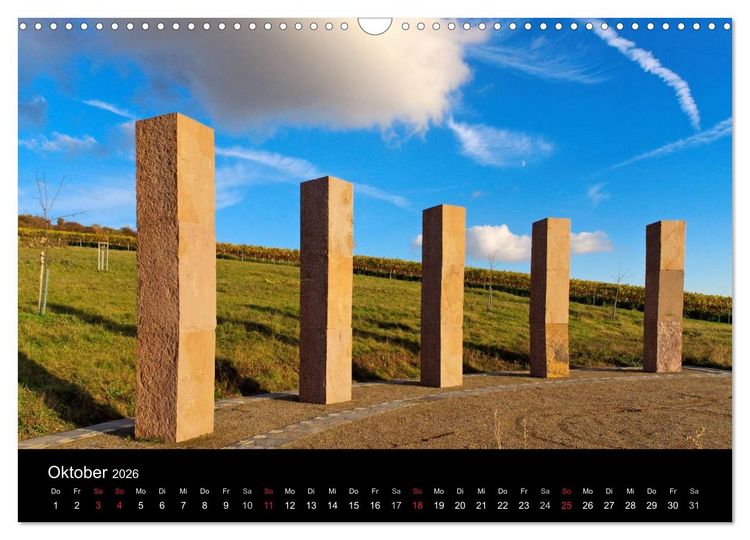 Produktbild: Himmel &uuml;ber Rheinhessen (Wandkalender 2026 DIN A3 quer), CALVENDO Monatskalender
