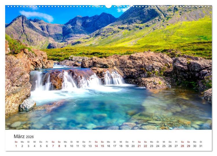 Produktbild: Insel Skye - Atemberaubende Naturkulisse (Wandkalender 2026 DIN A2 quer), CALVENDO Monatskalender
