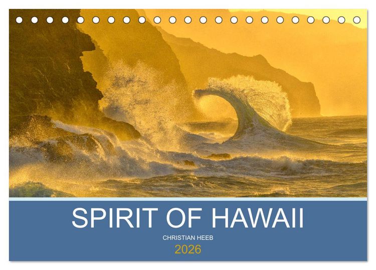 Produktbild: SPIRIT OF HAWAII (Tischkalender 2026 DIN A5 quer), CALVENDO Monatskalender