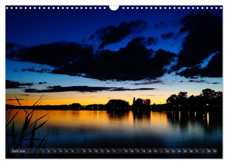 Produktbild: Bodensee zur blauen Stunde (Wandkalender 2026 DIN A3 quer), CALVENDO Monatskalender
