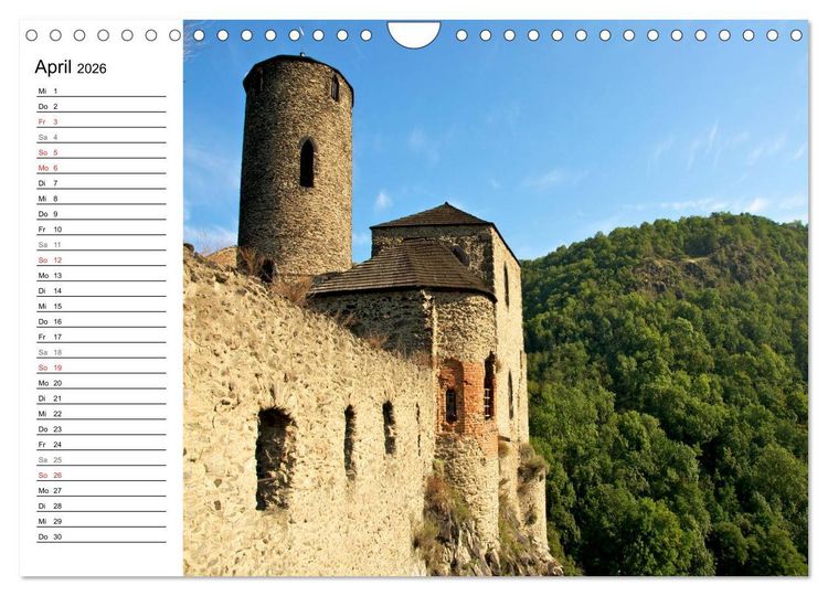 Produktbild: Tschechien - Die Burg Strekov (Wandkalender 2026 DIN A4 quer), CALVENDO Monatskalender