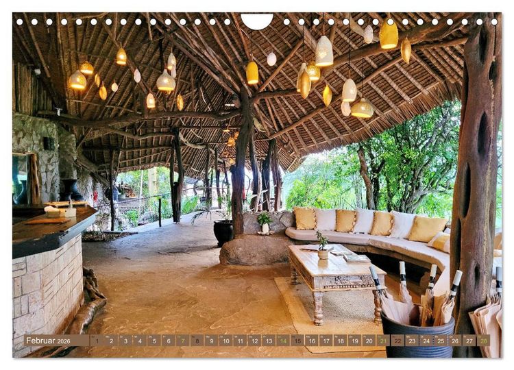 Produktbild: Im Einklang mit der Natur - Soroi Lions Bluff Lodge Kenia (Wandkalender 2026 DIN A4 quer), CALVENDO Monatskalender