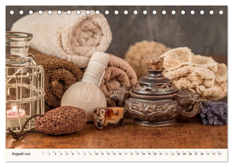 Produktbild: Urlaub f&uuml;r die Sinne (Tischkalender 2026 DIN A5 quer), CALVENDO Monatskalender