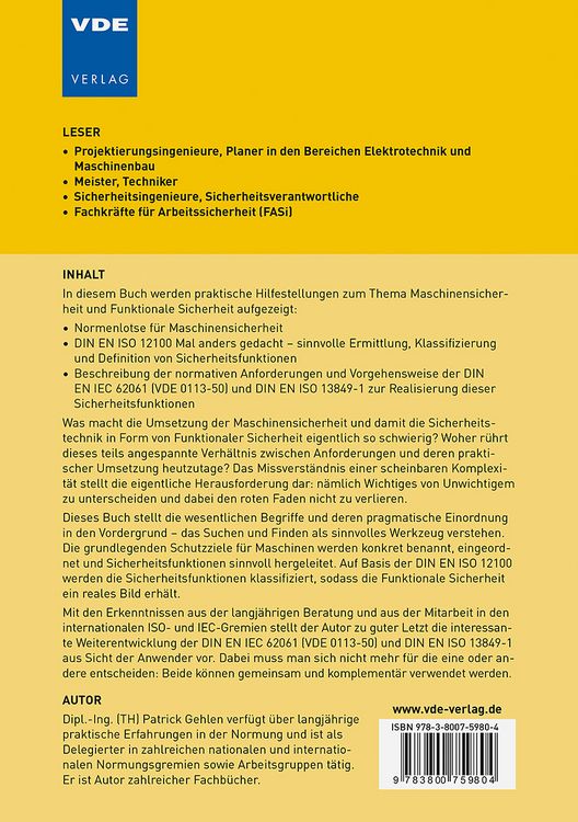 Produktbild: Sicherheitsfibel zur Maschinensicherheit