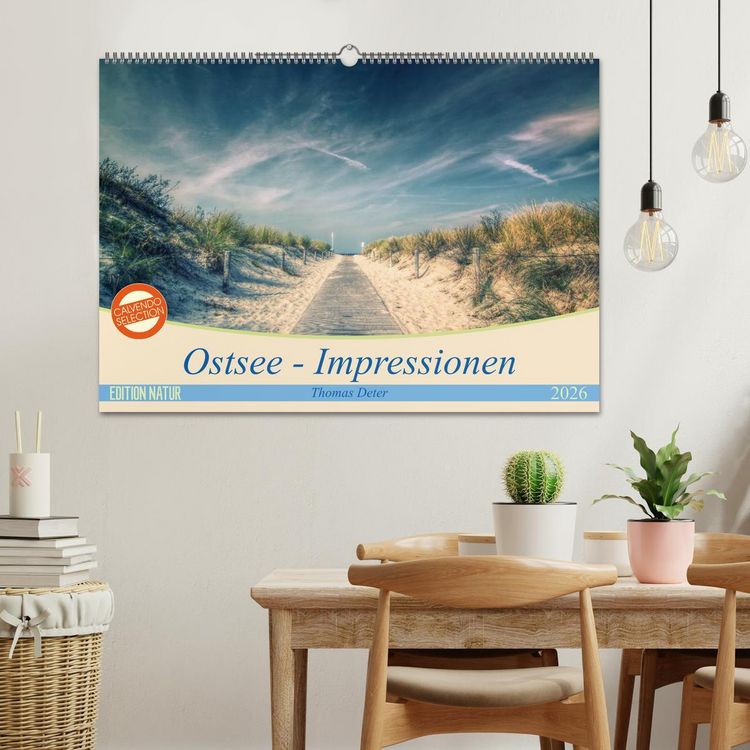 Produktbild: Ostsee - Impressionen (Wandkalender 2026 DIN A2 quer), CALVENDO Monatskalender