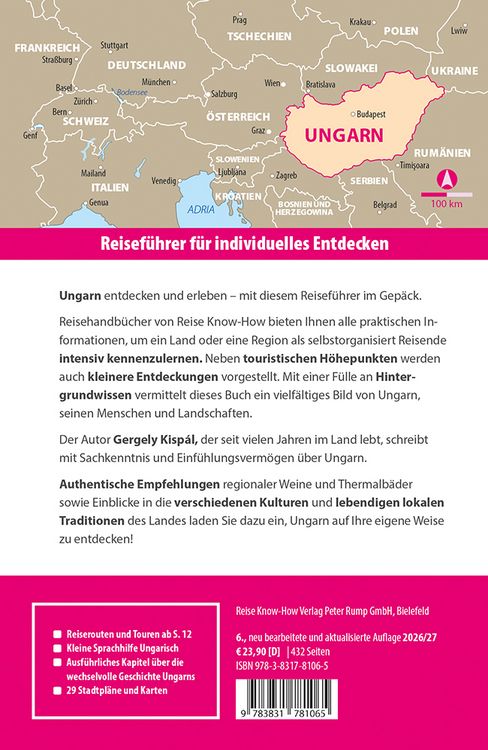 Produktbild: Reisef&uuml;hrer Ungarn und Budapest