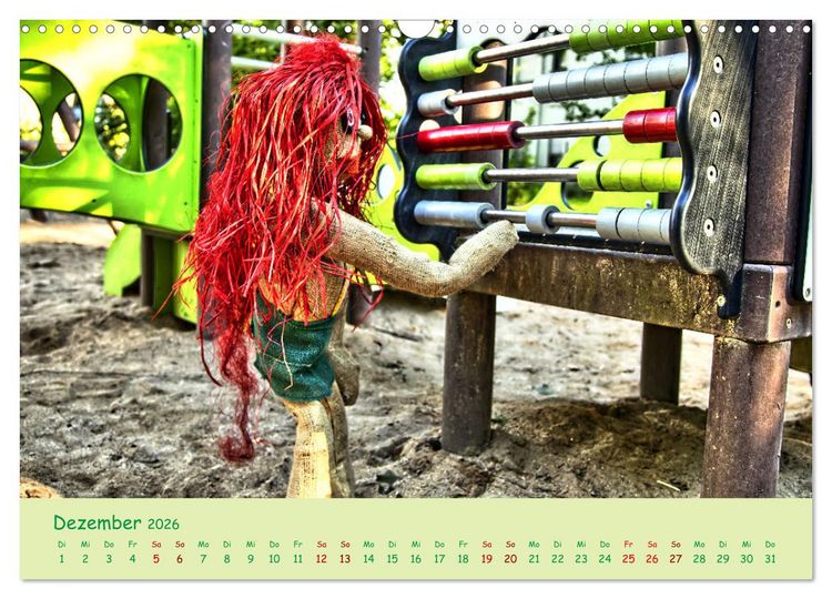 Produktbild: Mein Name ist Jute, wir sind auf dem Spielplatz (Wandkalender 2026 DIN A3 quer), CALVENDO Monatskalender
