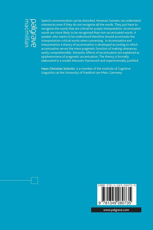 Produktbild: Accentuation and Interpretation