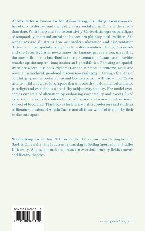Produktbild: Space, Mirrors, Subjectivity in Angela Carter&rsquo;s Fiction