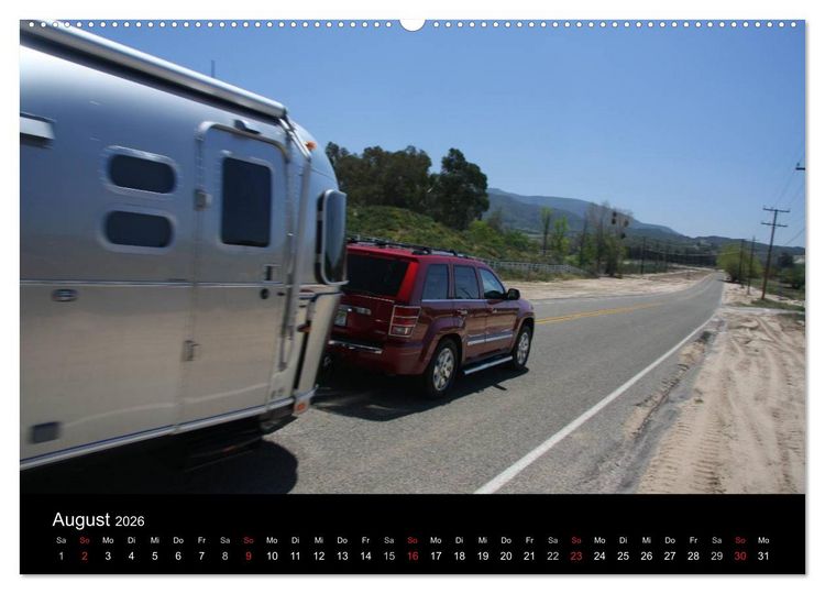 Produktbild: Airstream (Wandkalender 2026 DIN A2 quer), CALVENDO Monatskalender