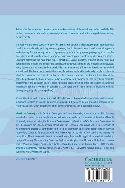 Produktbild: Seismic Ray Theory