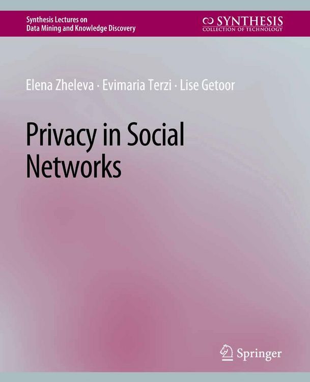 Produktbild: Privacy in Social Networks
