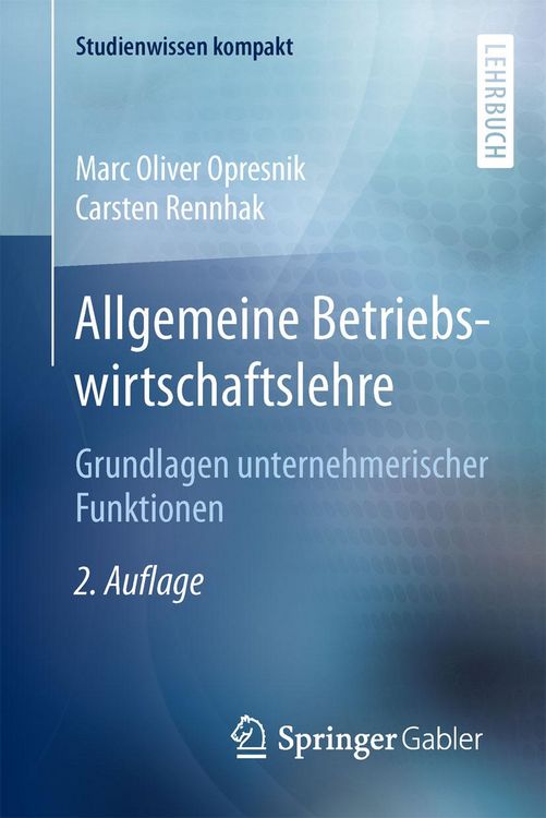 Produktbild: Allgemeine Betriebswirtschaftslehre
