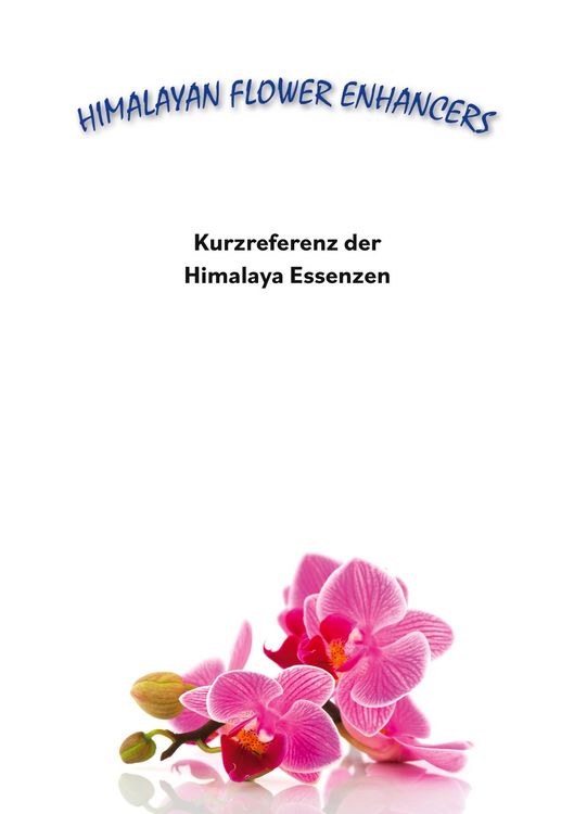 Produktbild: Kurzreferenz der Himalaya Essenzen