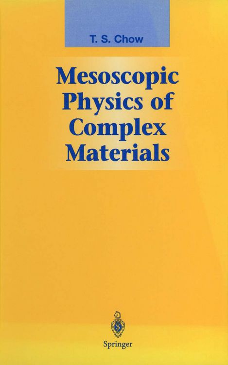 Produktbild: Mesoscopic Physics of Complex Materials