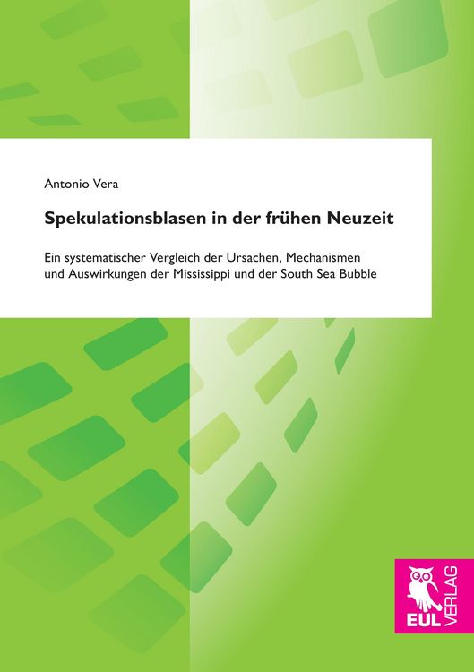 Produktbild: Spekulationsblasen in der fr&uuml;hen Neuzeit