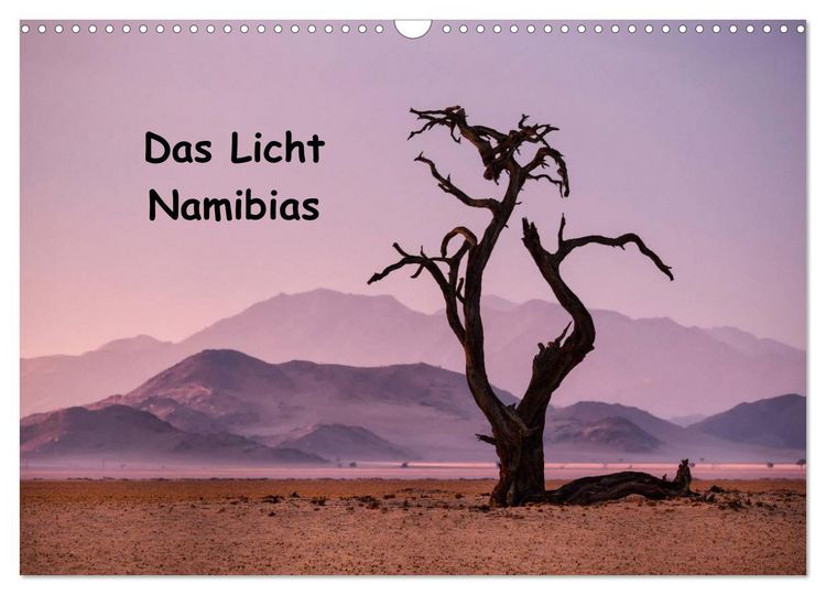 Produktbild: Das Licht Namibias (Wandkalender 2026 DIN A3 quer), CALVENDO Monatskalender