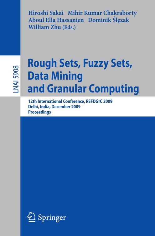 Produktbild: Rough Sets, Fuzzy Sets, Data Mining and Granular Computing