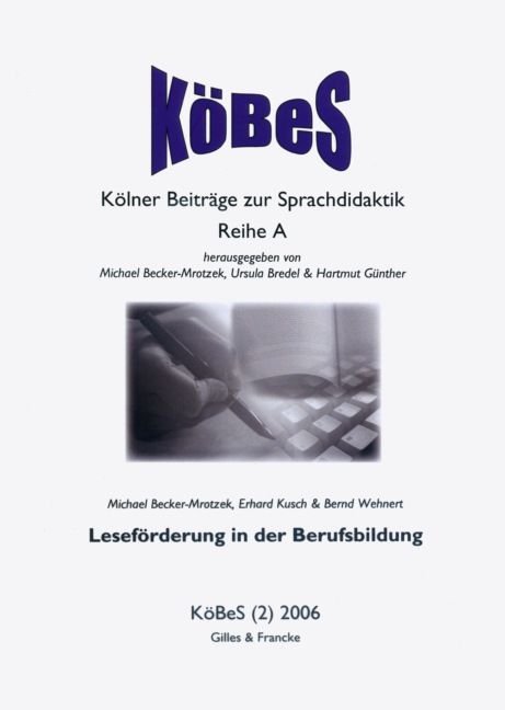 Produktbild: Lesef&ouml;rderung in der Berufsbildung