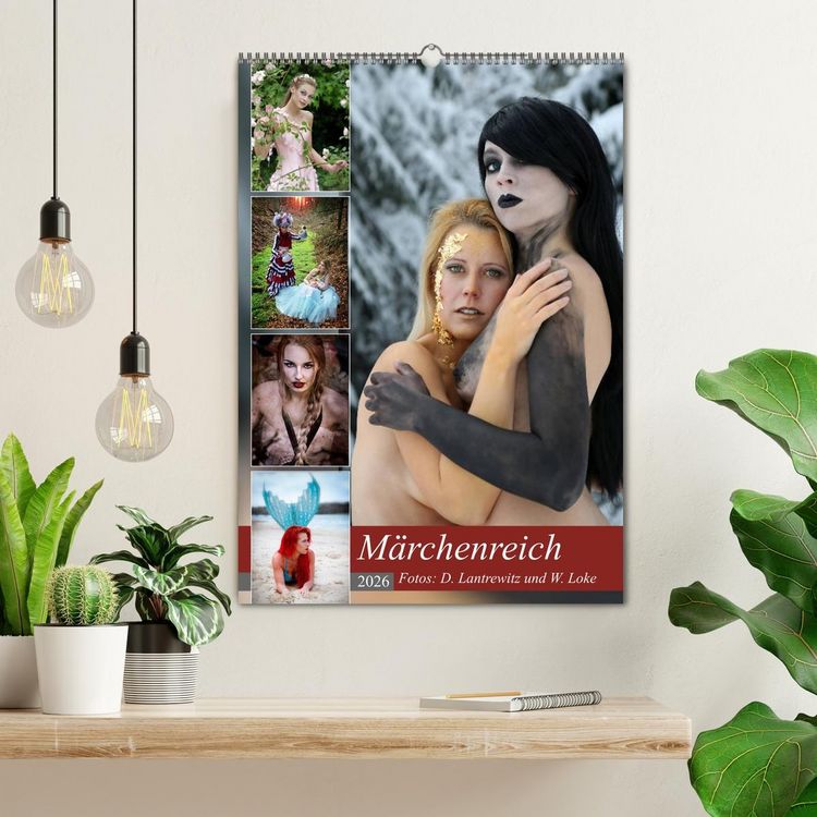 Produktbild: M&auml;rchenreich (Wandkalender 2026 DIN A2 hoch), CALVENDO Monatskalender