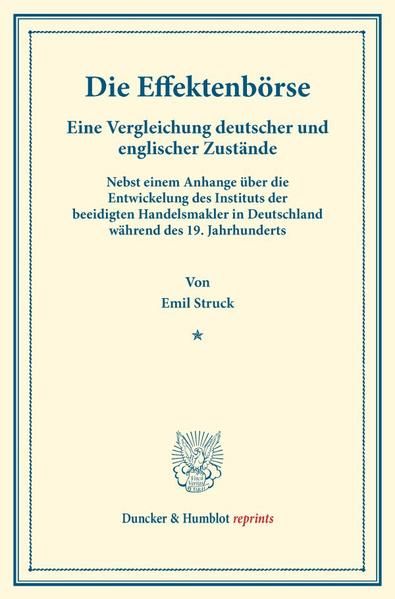 Produktbild: Die Effektenb&ouml;rse.