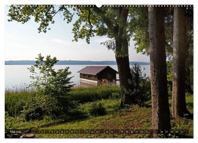 Produktbild: Seest&auml;rke - Der Ammersee (hochwertiger Premium Wandkalender 2026 DIN A2 quer), Kunstdruck in Hochglanz