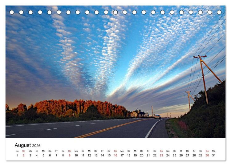 Produktbild: Trans-Canada: Von Vancouver nach Halifax (Tischkalender 2026 DIN A5 quer), CALVENDO Monatskalender